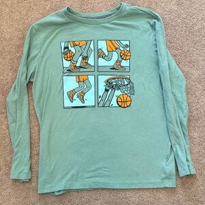 Old Navy Graphic Long Sleeve Shirt - Basketball